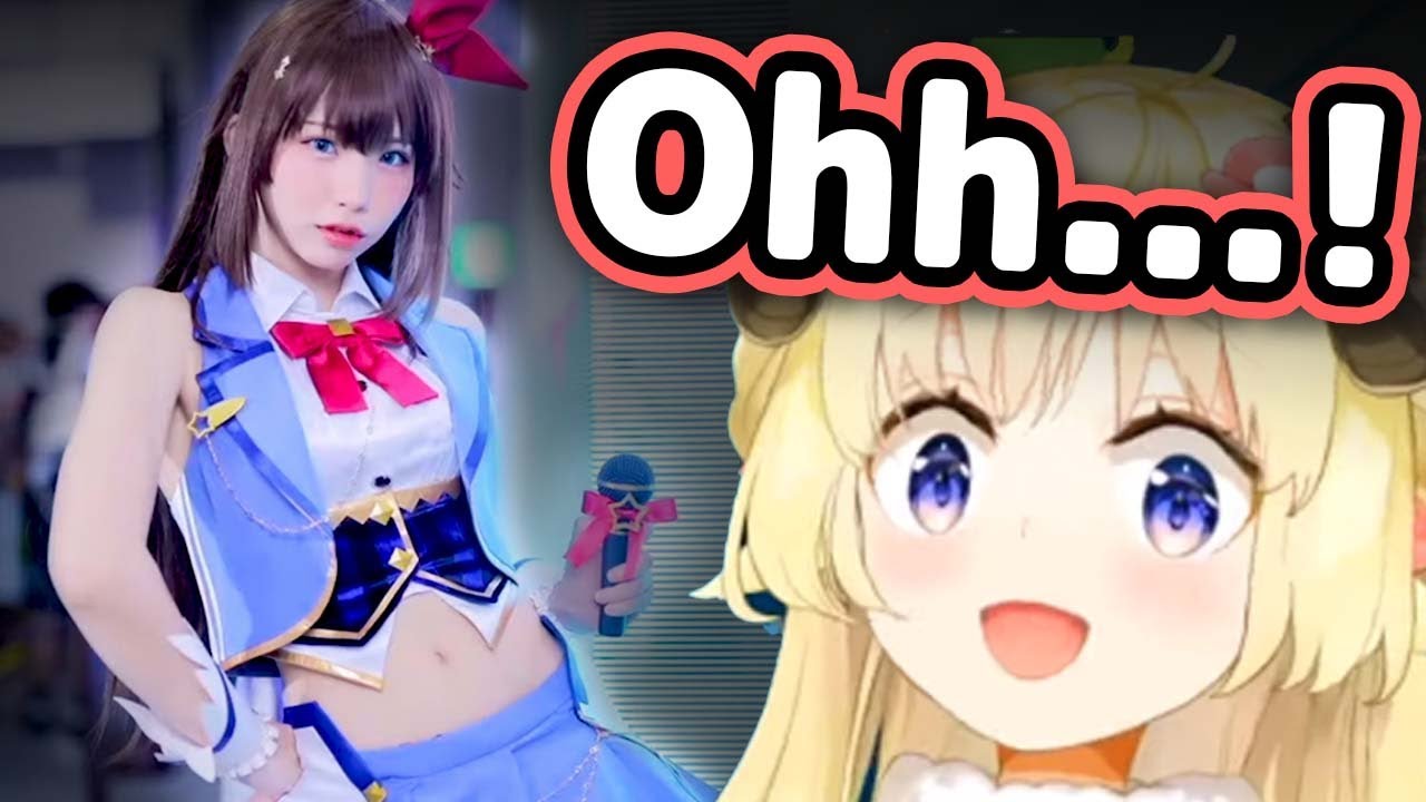 Watame's Reaction to Cute Sora Cosplayer...【Hololive】