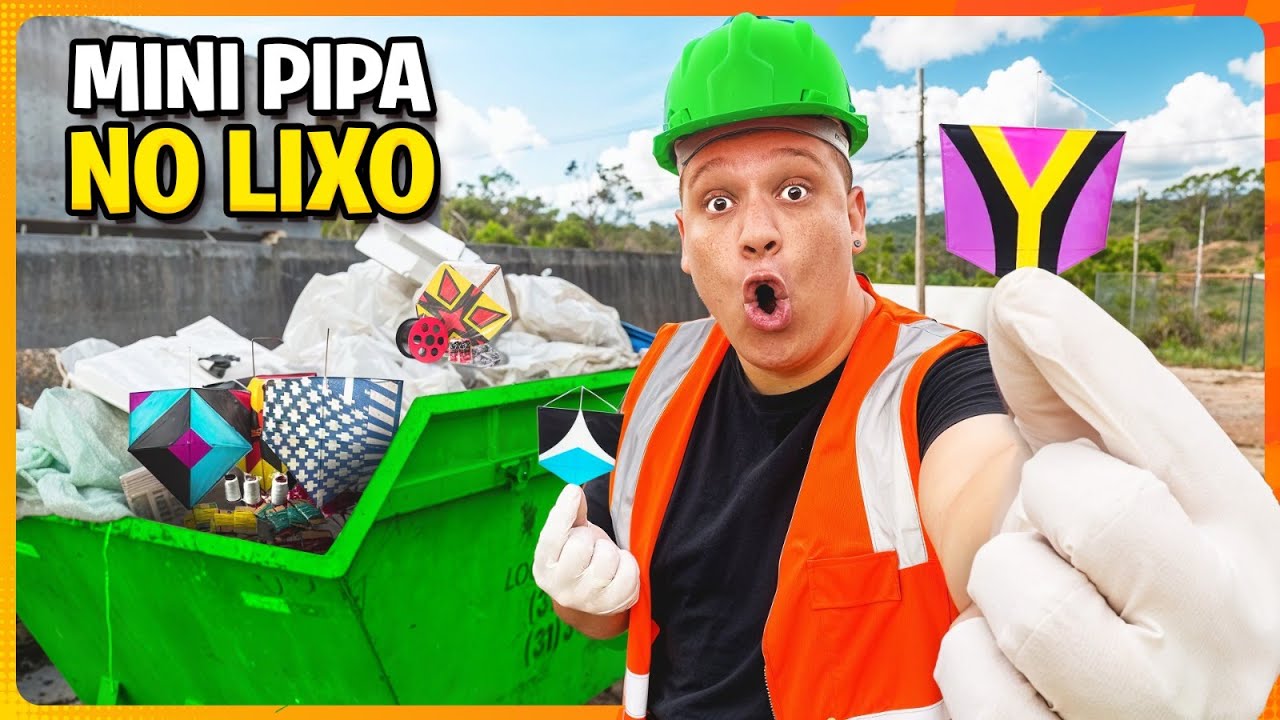 ENCONTREI A MENOR PIPA DO MUNDO NO LIXO!