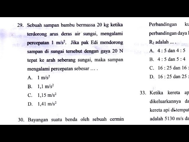 Pembahasan Soal Osn Smp Tingkat Kabupaten 2018 Nomor 29 Youtube