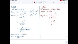 MAT 151 - Notes 3.3 - Properties of Functions