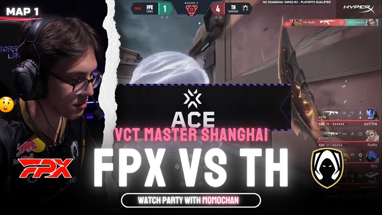 FPX DIBANTAI DI SUNSET! TH TERLALU STRONG! - MAP 1 TH VS FPX - VCT Masters Shanghai - Swiss Stage