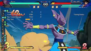 Two touch compilation for KAL with beerus vegito UI | Dragon Ball FighterZ