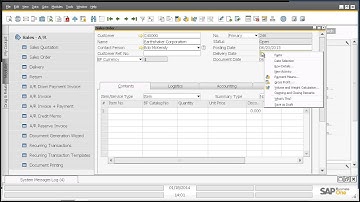 Finding Help in the SAP Business One Client