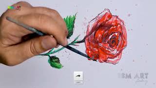 Realistic Rose Drawing Tutorial | Learn to Draw Roses Step by Step | SSM Art