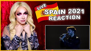 Spain | Eurovision 2021 Reaction | Blas Cantó - Voy a quedarme - LIVE