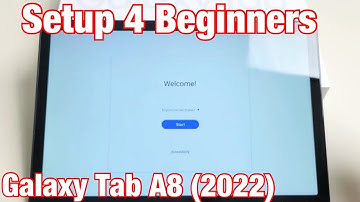 Galaxy Tab A8: How to Setup for Beginners (step by step)