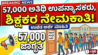 Karnataka 57,000 Guest Lecturer Recruitment 2026 | Eligibility, Salary Process @Studystudioacademy