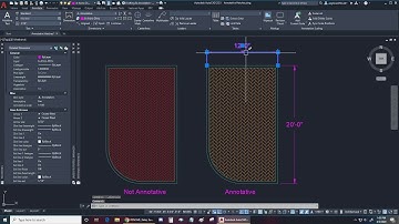 Annotative Hatching & The Dimension Style Manager in AutoCAD Rough Recording