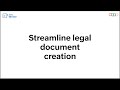 Streamline legal document creation using Zoho Writer.
