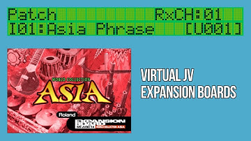 VIRTUAL JV - ASIA  Soundcard DEMO SR-JV80-14 Roland JV-880 Emulator