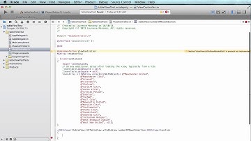 iOS7 Book Chapter 9: Using Table Views Part 1