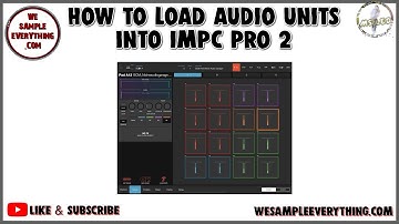 Loading Audio Units into your iMPC Pro2