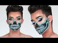 NEON SKULL HALLOWEEN MAKEUP TUTORIAL