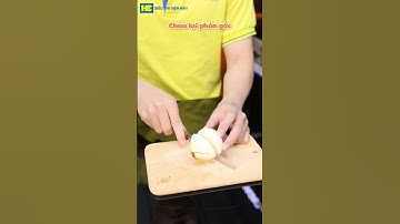 Mách bạn: Mẹo cắt hành tây không cay mắt! #dienmayhc #mayxay #sieuthidienmayhc #shorts