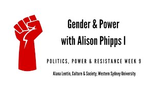 Alison Phipps Part 1