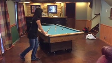 Moving Pool Table   HD 720p