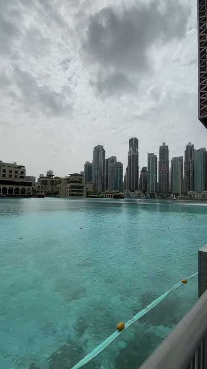 Вид с озера на Бурдж Халифу/View from the lake to Burj Khalifa - YouTube