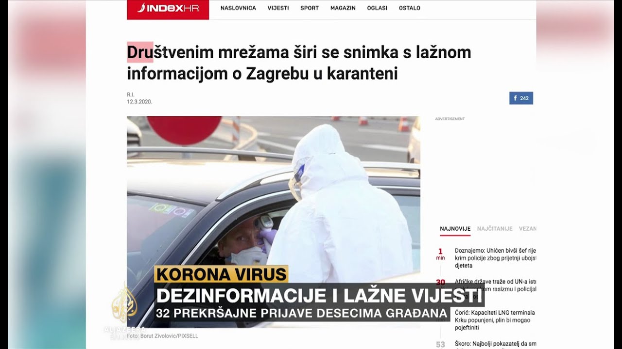 الشرطة الكرواتية تقدم عشرات البلاغات بتهمة نشر أخبار كاذبة