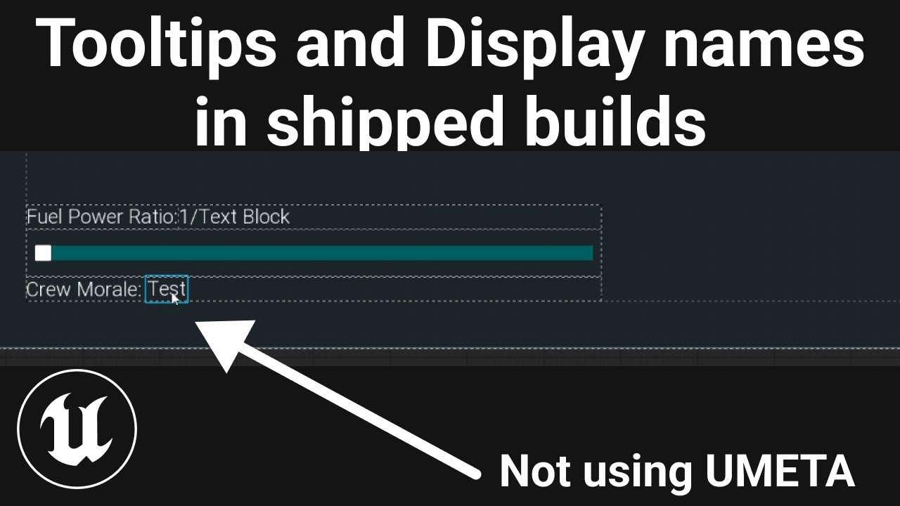 Unreal engine 5: C++ Display Name and tooltips for shipping - YouTube