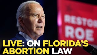 Watch live: Biden gives remarks on abortion at Florida campaign stop