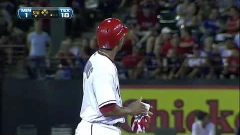 2011/07/25 Andrus' two-run double