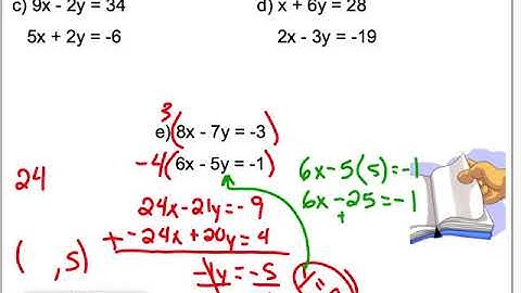 Algebra I Section 5 2:5 3 review video