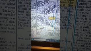 October 1886 marriages, deaths by TB, being crushed, miraculous escape of death post star newspaper