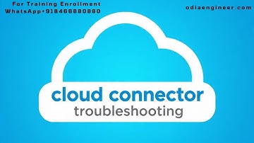 Cloud Connector Troubleshooting #sap #sabtp #sapbasis #saphanatraining | For Training +918466880880