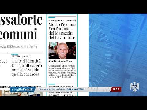 SVEGLIA FRIULI | 25/08/2025