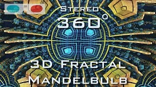 360° stereo 3D Fractal Matrix - Mandelbulb 3D Fractal VR
