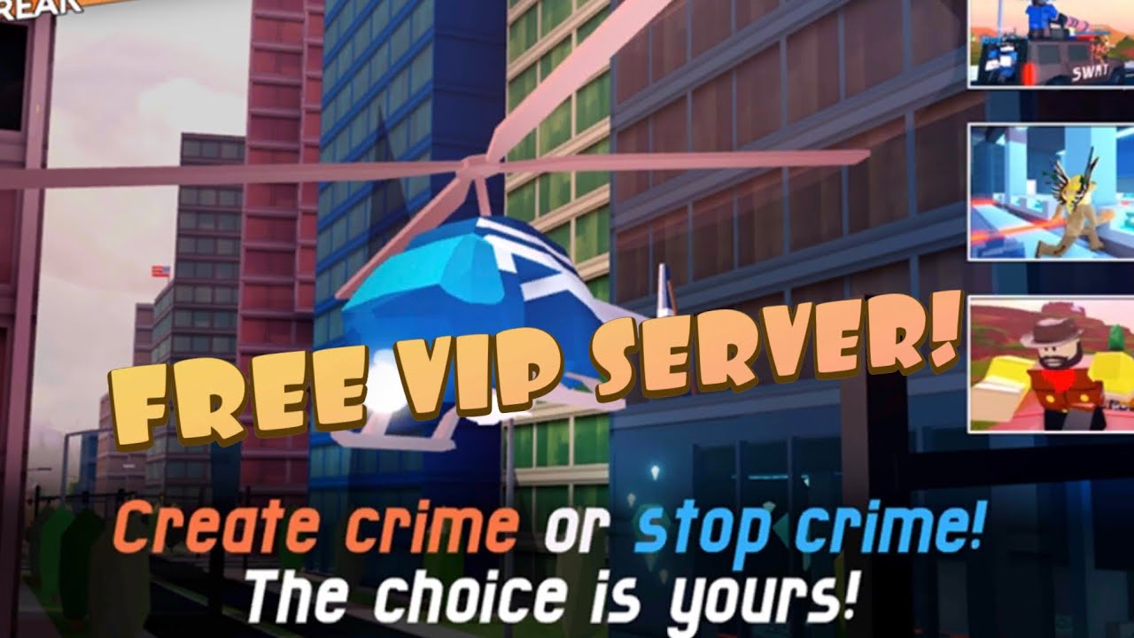 Free Jailbreak Vip Server 2020 Youtube - free vip servers roblox jailbreak