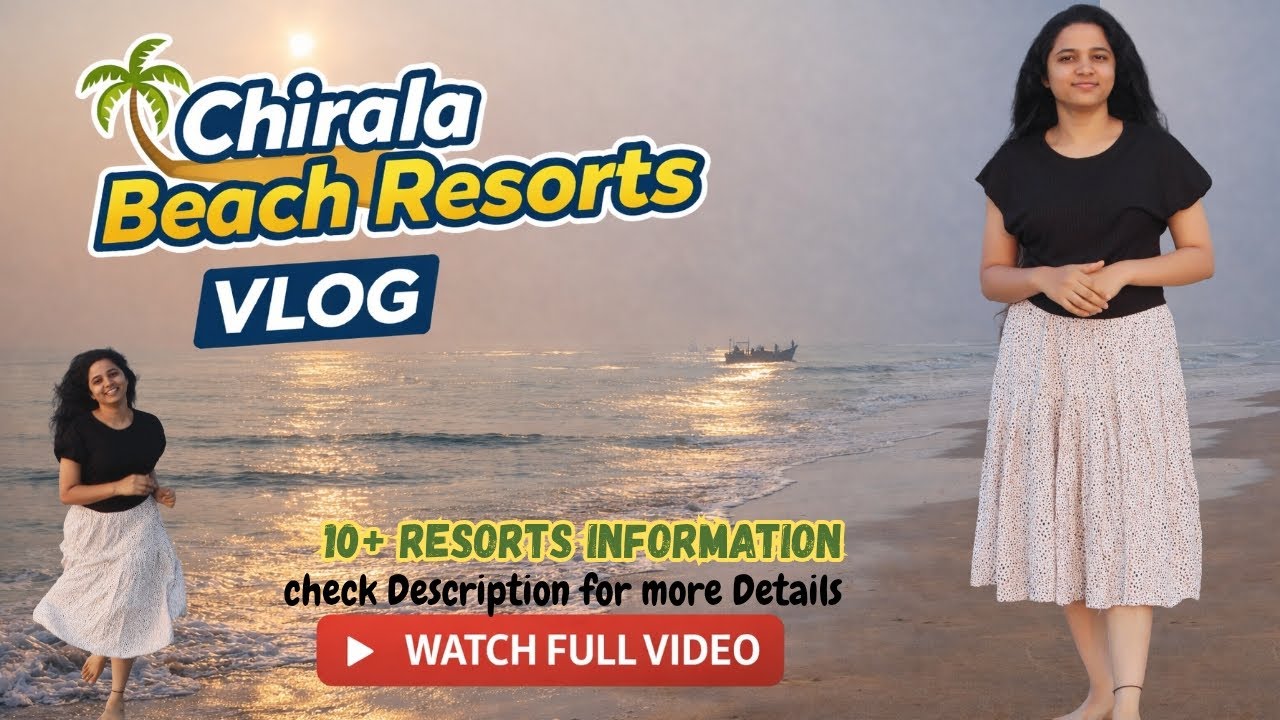 Chirala Beach Resorts | Full Information Video | Resorts Room Price Details | Raveena Trinadh | 