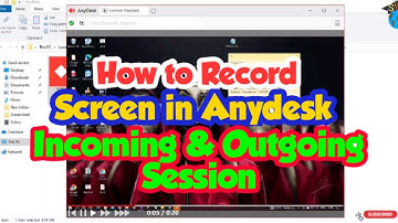 AnyDesk Screen Recording | AnyDesk Session Recording | AnyDesk Tips & Tricks