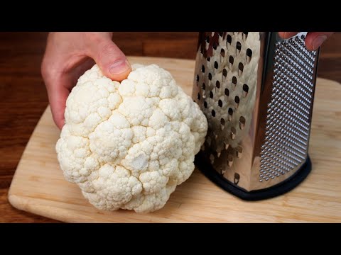 Grated cauliflower, better than meat!  I have never had such delicious breakfast