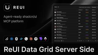 ReUI Data Grid: Server-Side Pagination, Sorting and Search