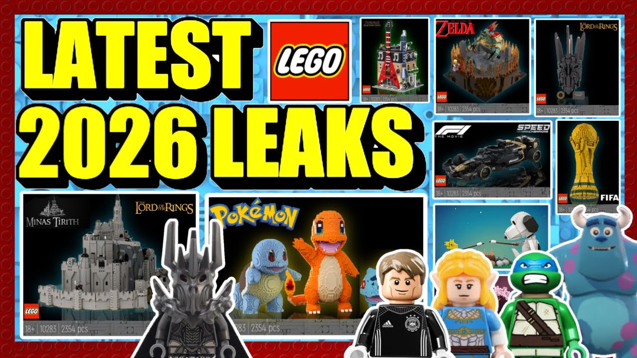 НОВЫЕ УТЕЧКИ LEGO! Властелин колец, Zelda, Pokémon, FIFA, иконы, Disney, идеи и многое другое!