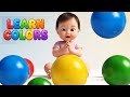 Learn Colors with Rolling Balls 🎨 | Roll Roll Roll the Ball | Baby Video