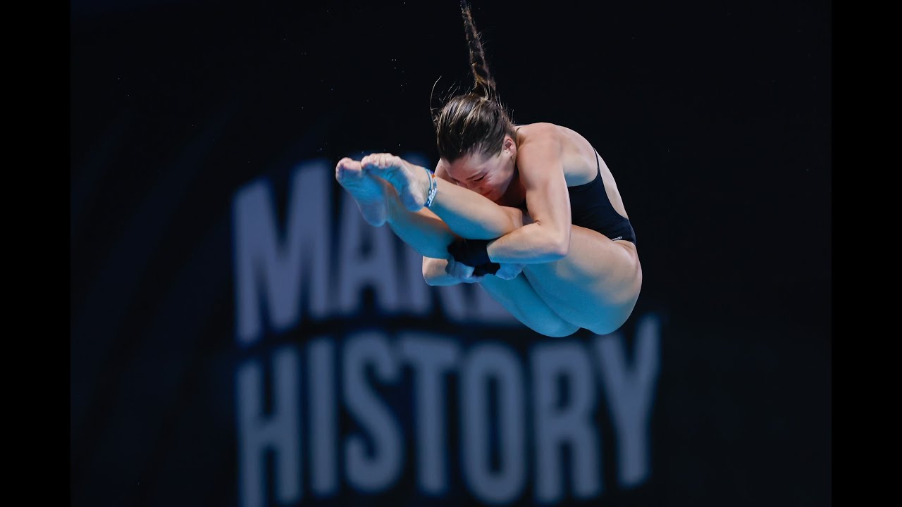 2022 FINA World Championship - Mia Vallée Silver Medalist (Budapest)