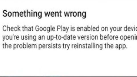 Real cricket 22 Fix Something Went Wrong Check That Google Play is enabled on your device Problem