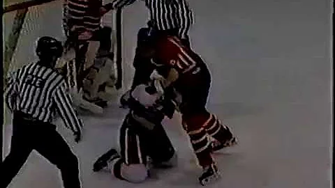 Cam Janssen vs Sean McMorrow OHL Feb 7/02