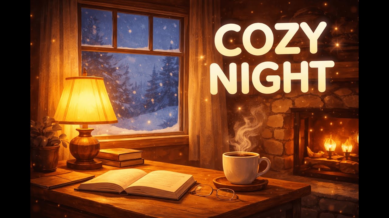 Cozy Night Lofi ❄️ Calm Music for Sleep