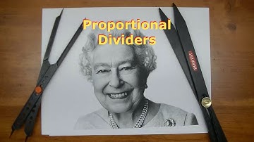 HOW TO Use Proportional Divider for Sketching - Sketch Copy | Rixcandoit