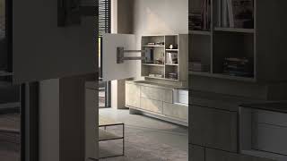Este mueble TV ofrece funcionalidad, además de un bonito diseño. #mueblesTV #salones #baixmoduls