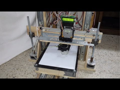 My homemade 3d printer, prints a pentagon cup.