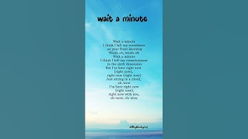 wait a minute lyrics | willow Smith #shortsfeed #lyrics #shorts #music
