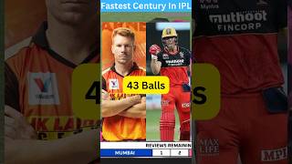 Fastest Centuries In IPL | Chris Gayle | AB De Villiers | #ipl #facts #shorts #cricket