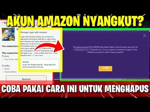 TIPS/CARA MENGATASI AKUN AMAZON YANG NYANGKUT | Mobile Legends