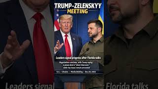 Trumpzelenskyy Meeting Peace Talks Closer Than Ever, Says Trump Key Issues Remain Unresolved
