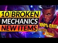 10 NEW META MECHANICS with the BROKEN Mythic Items - BEST Combos Champs+Items - LoL Guide