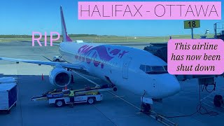 TRIP REPORT | Swoop | Halifax - Ottawa | Boeing 737-800 (4K UHD)